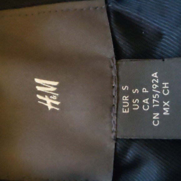 H&M Wool-blend Jacket Brown/checked. Size S - Picture 7 of 7